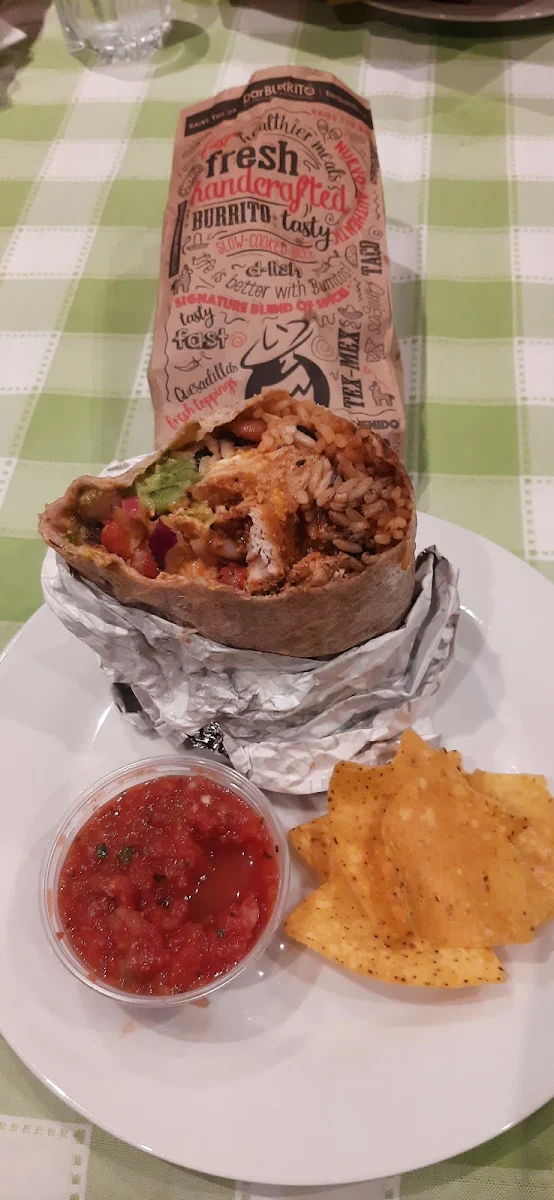 Spicy Chicken Burrito