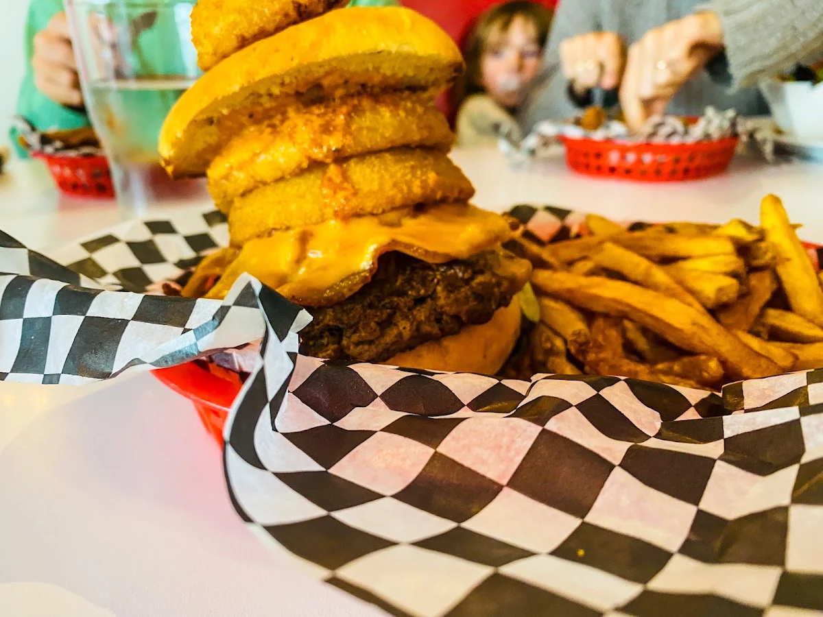 Pink Caddy Burger