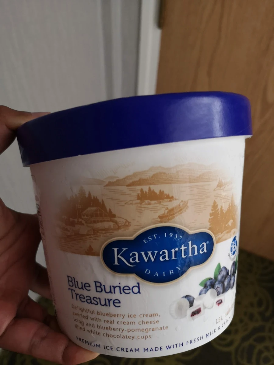 Blue Buried Treasure Ice Cream