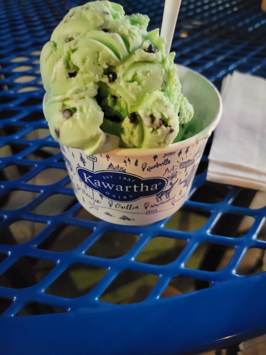 Mint Cookies Ice Cream Cone