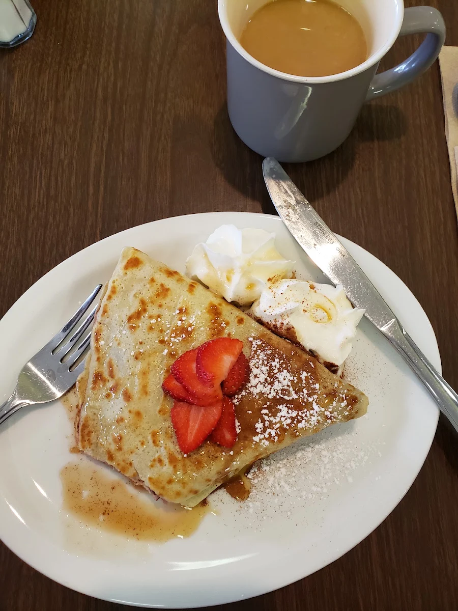 Strawberry French Toast Crepe