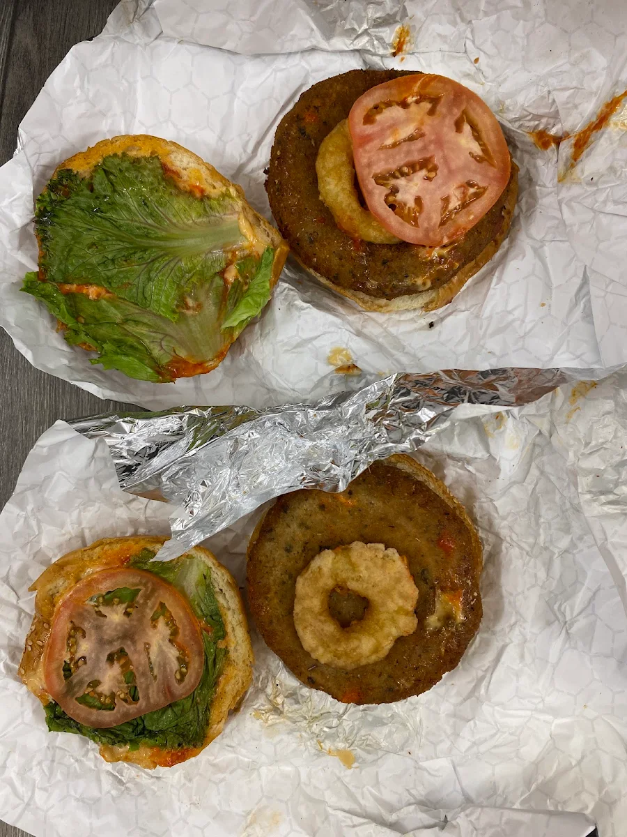 Pure Veg Masala Aloo Tikki Burger 5oz