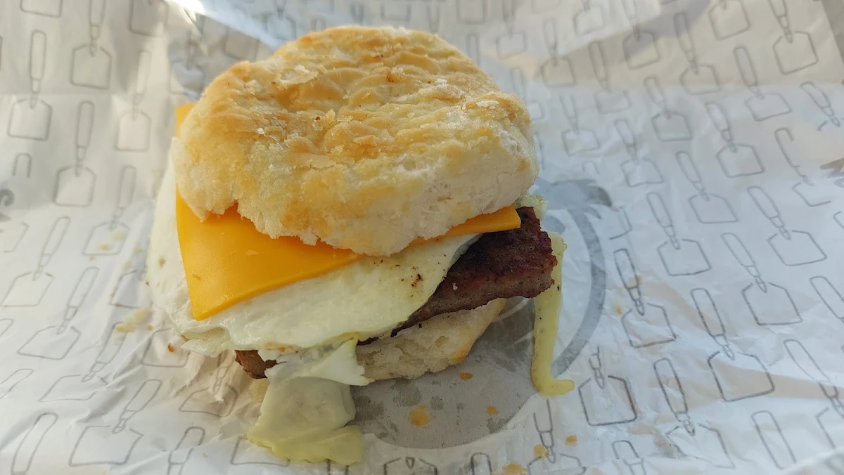 Sausage and Egg Biscuit