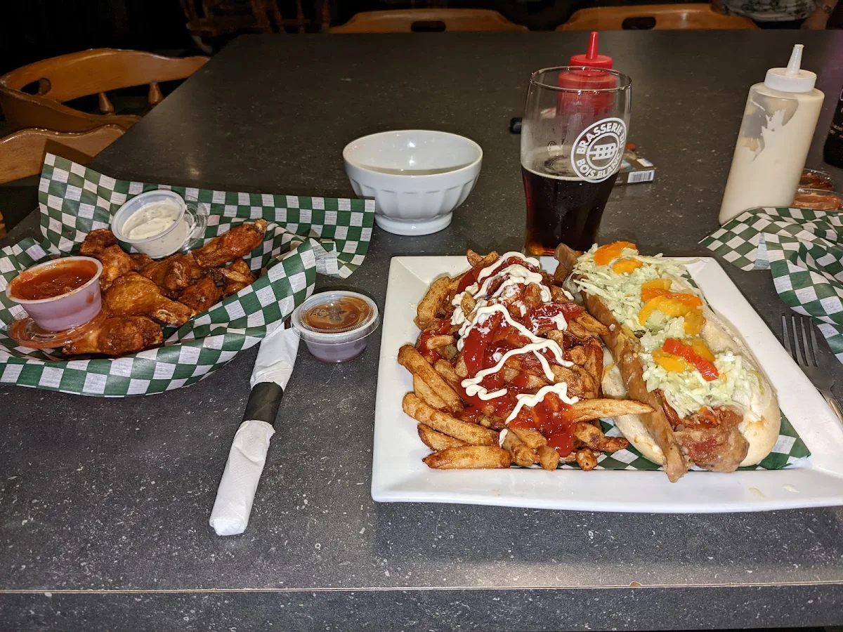 Big Hotdog and Fries