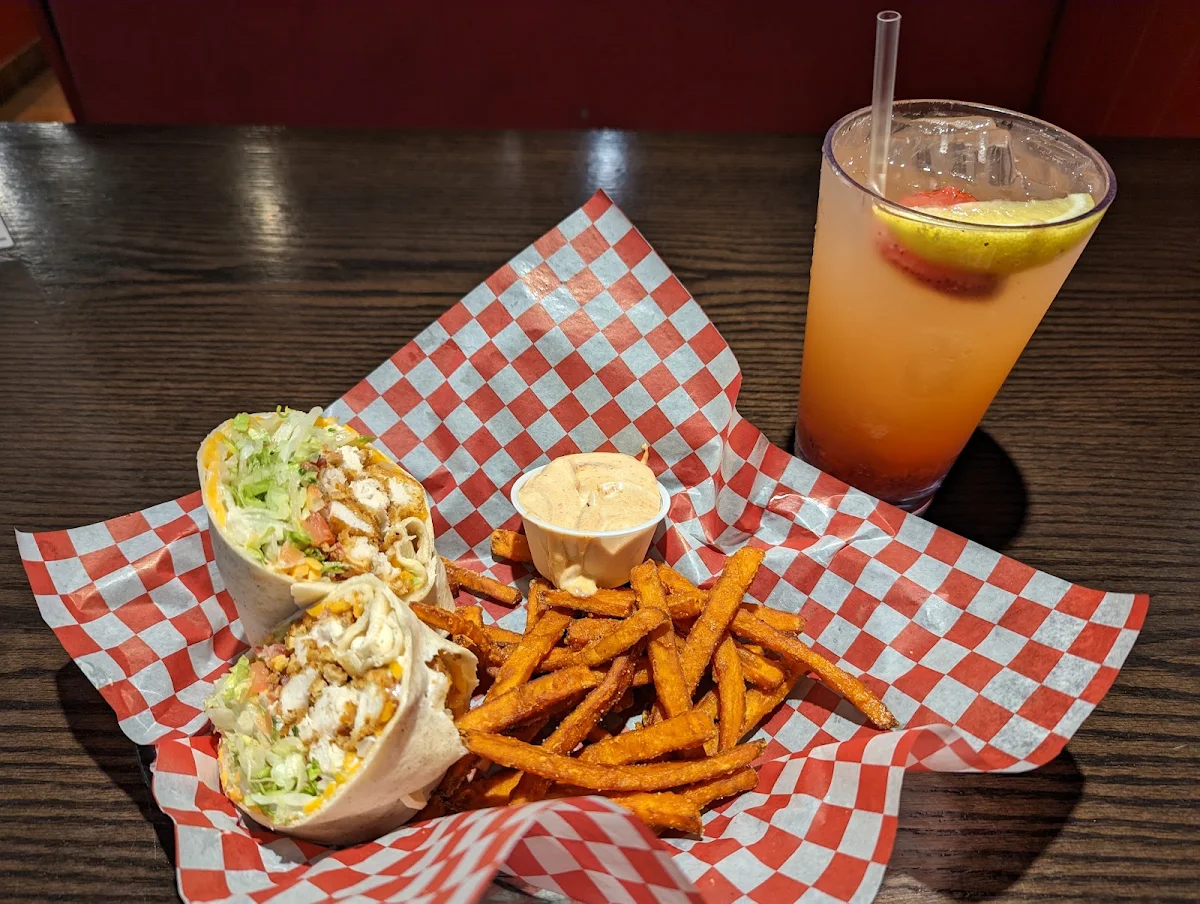 Whiskey River BBQ Chicken Wrap