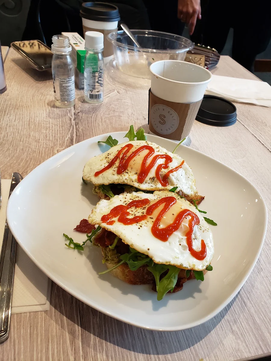 Bacon and Egg on Sourdough