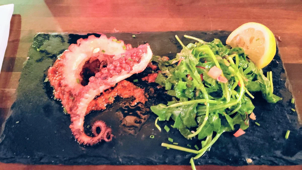 Octopus Legs with Salad