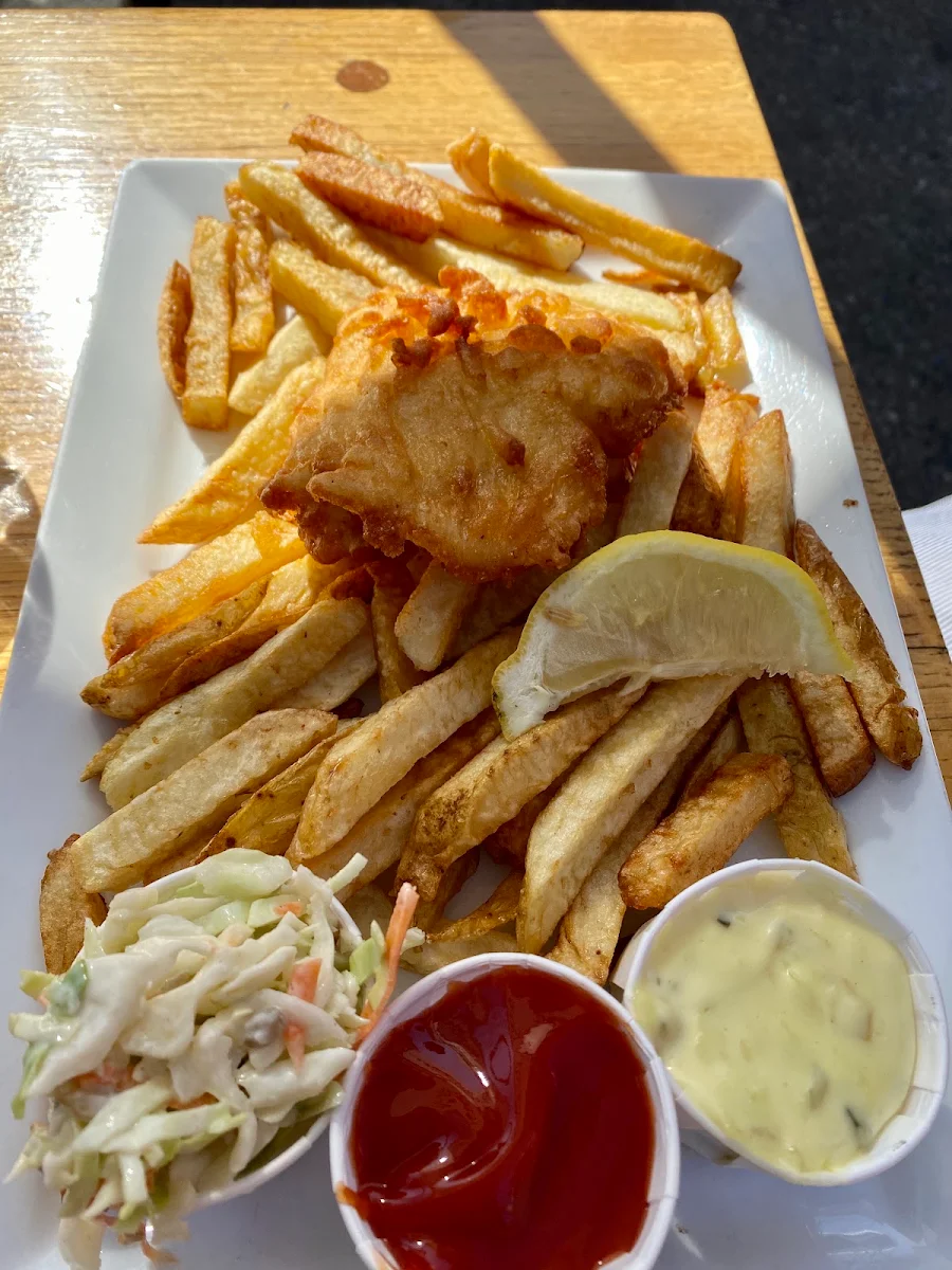 Cod Fish and Chips, Troll's Restaurant