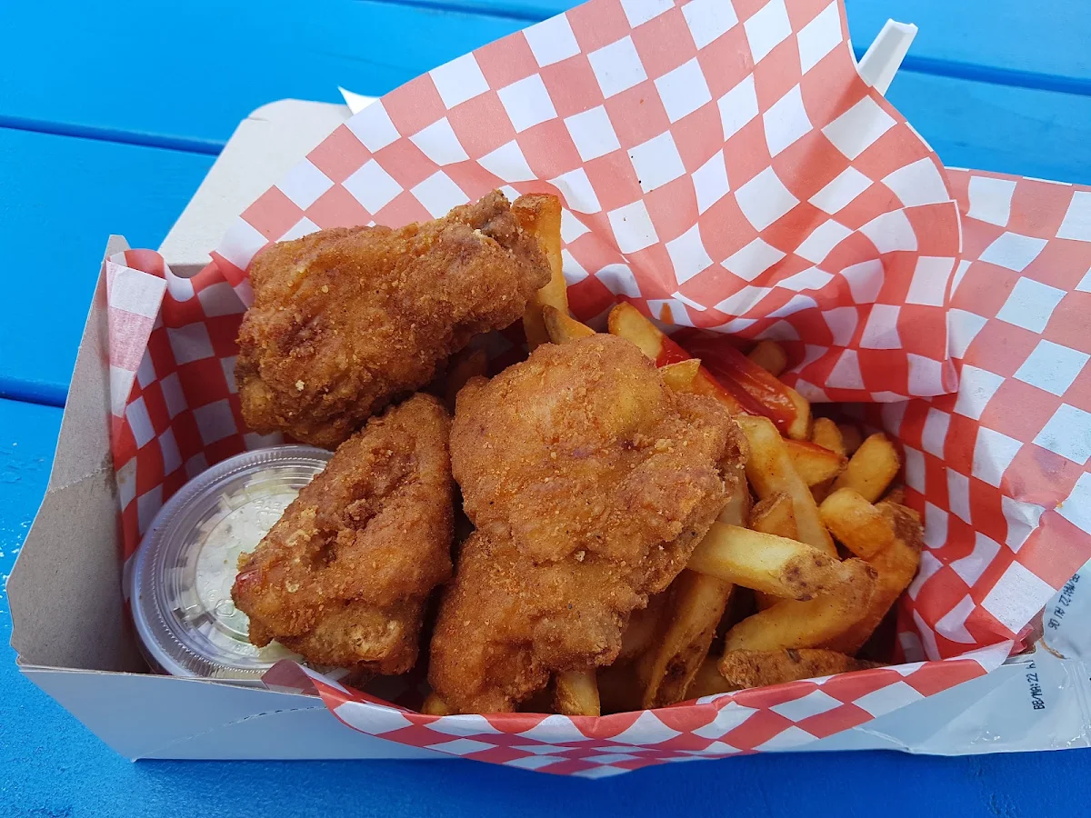 2 Pieces Fried Chicken with Coleslaw