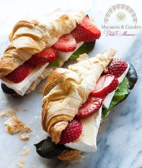 Mini Cheese Croissant Sandwich