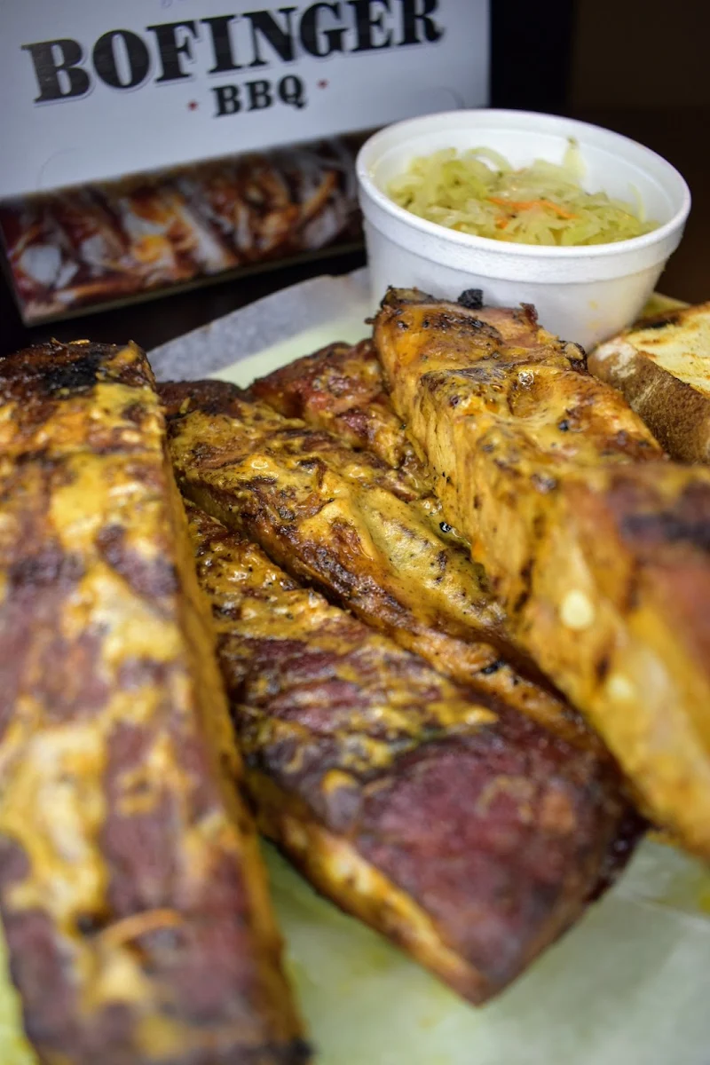Pork Ribs and Coleslaw Salad