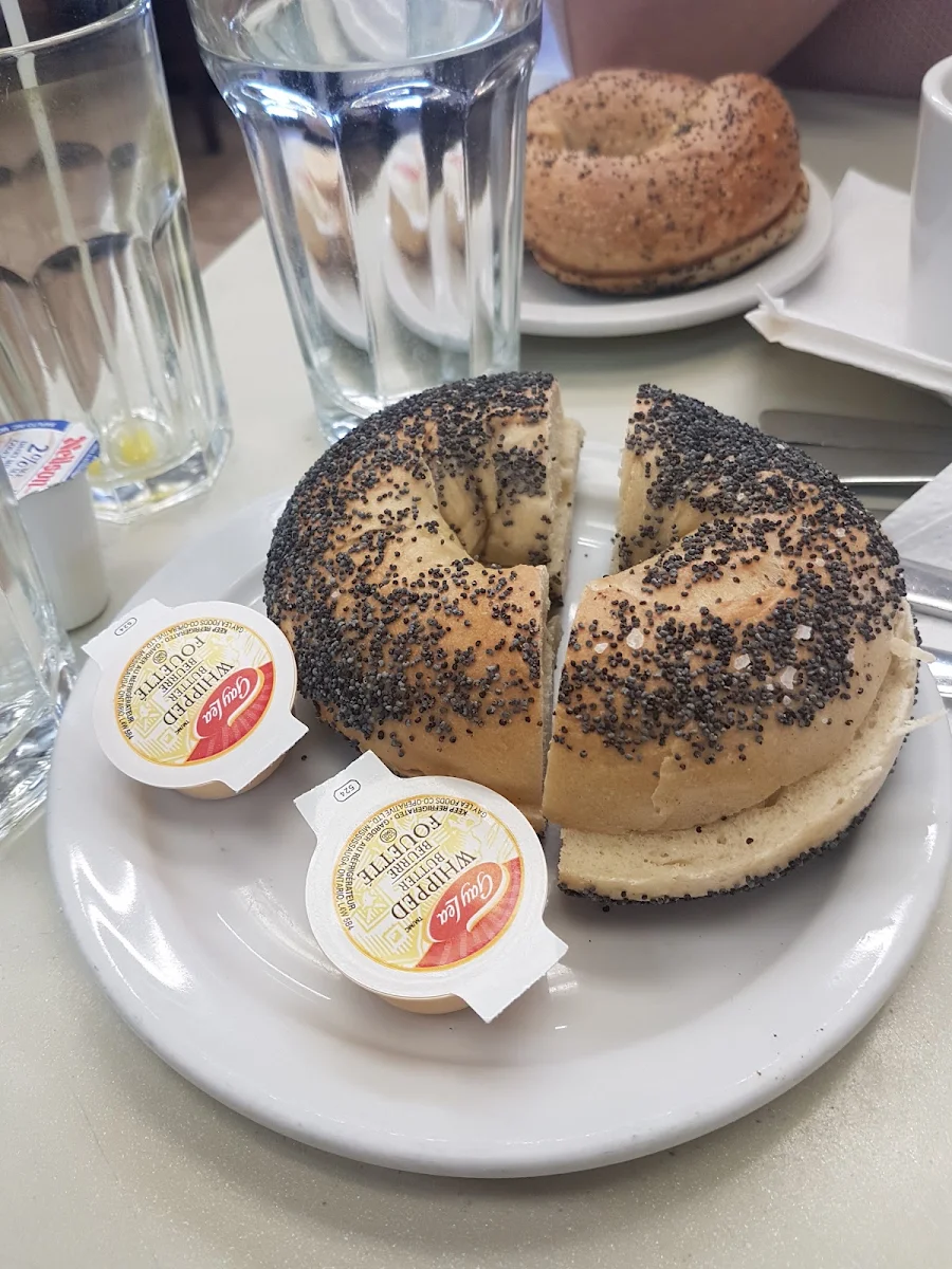 Extra Poppy Seed Bagel with Butter
