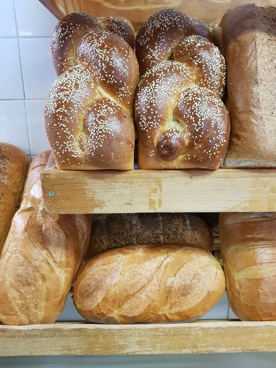 Square Challah and Rye Bread