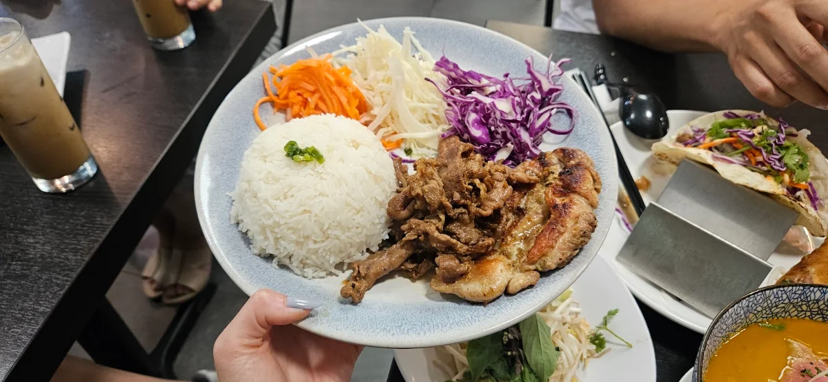 Grilled Chicken and Pork Rice