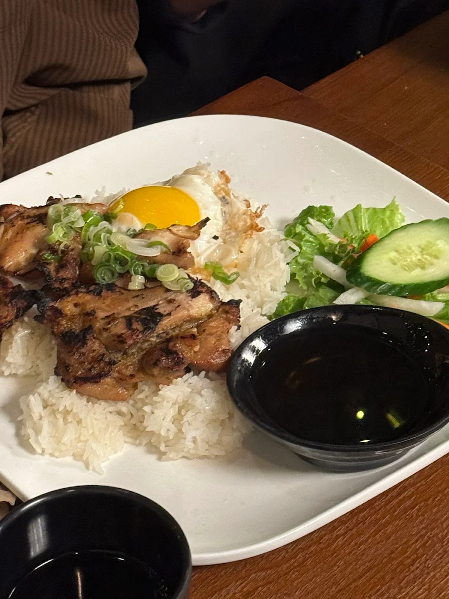 Grilled Pork Chicken Rice