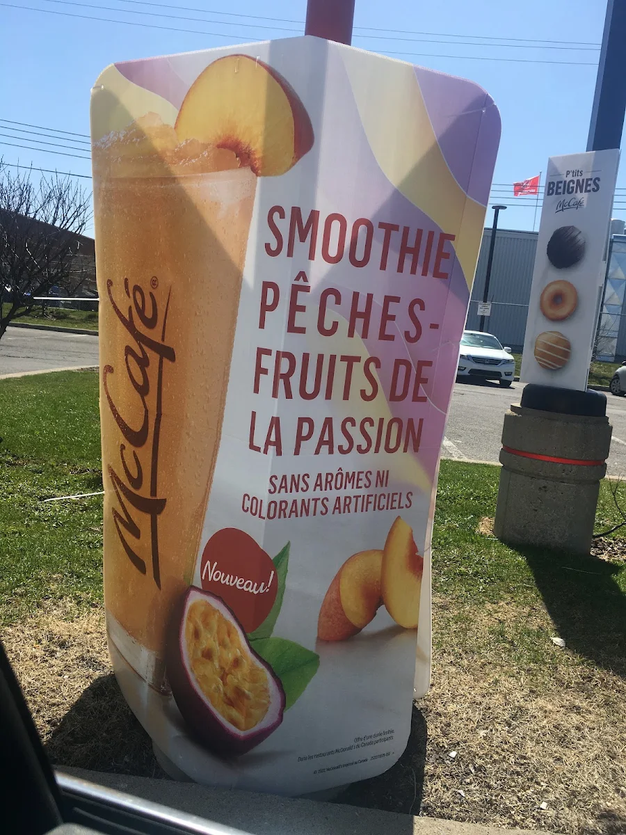 Peach Passion Fruit Real Fruit Smoothie