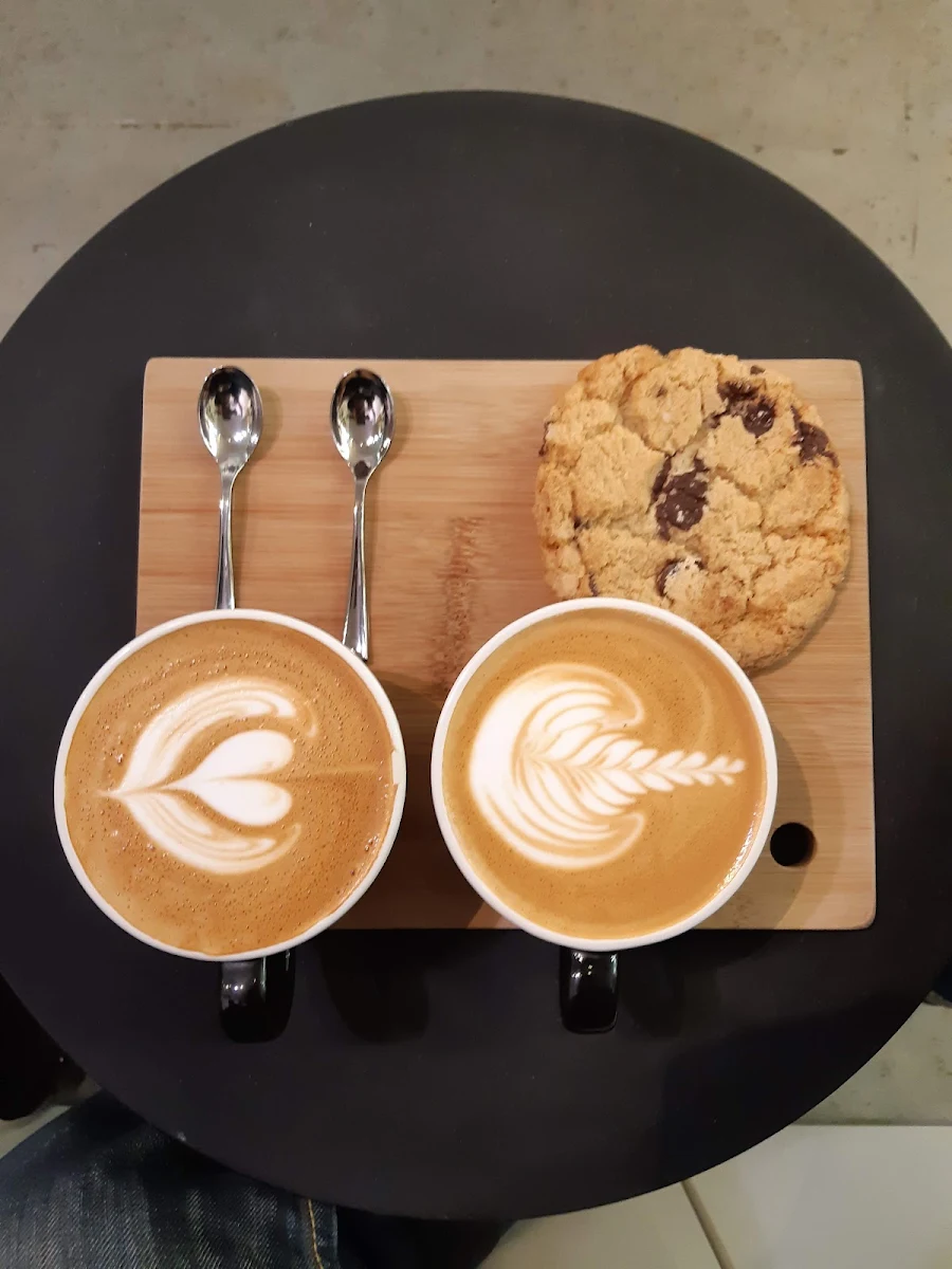Chocolate Chip Cookie & Cappuccinos