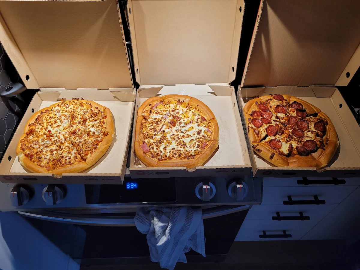 Hawaiian Pizza Pepperoni Pizza and Margherita Pizza