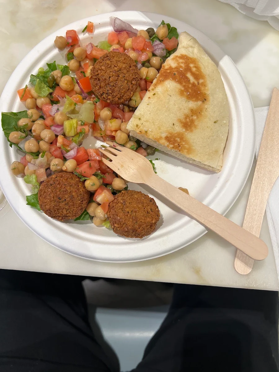 Roasted Veggies Falafel & Pita Bread