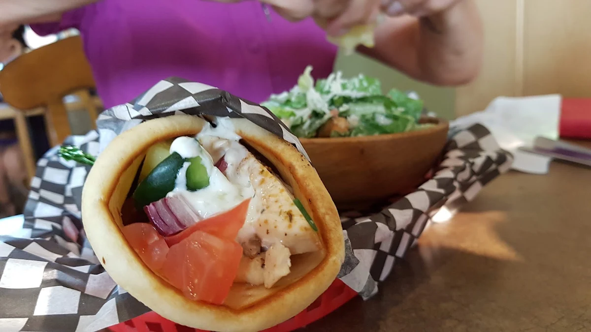 Greek Chicken Wrap