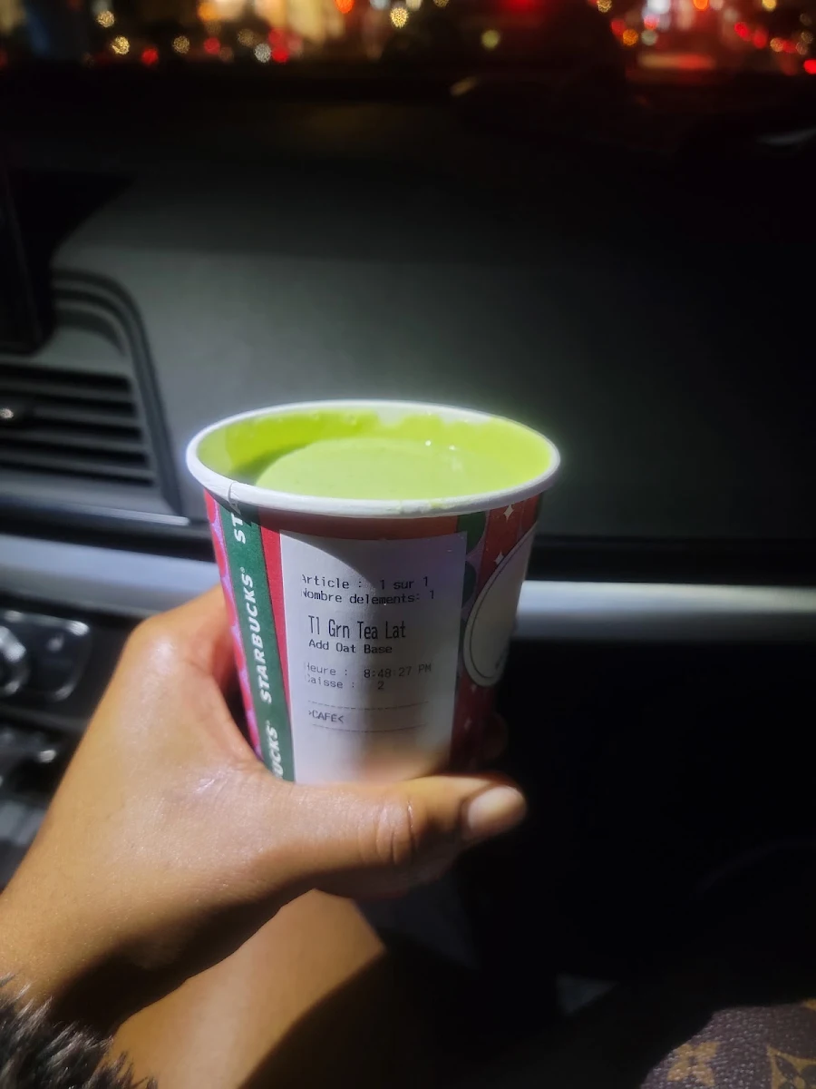 Venti Green Tea Latte Macha
