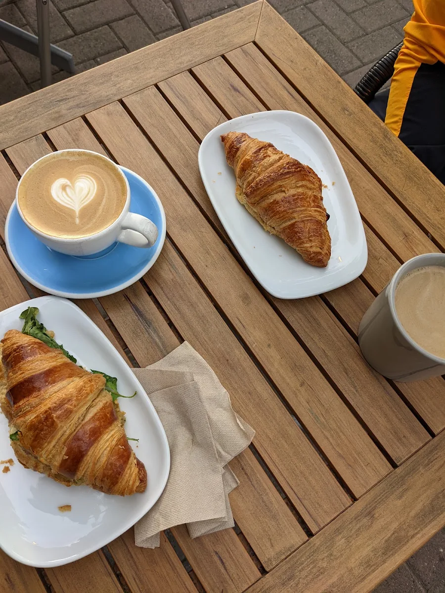 Beacon and Cheese Egg Croissant Sandwich