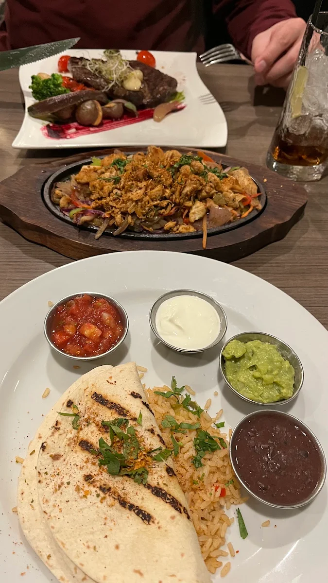 Chicken Fajitas or Beef Fajitas