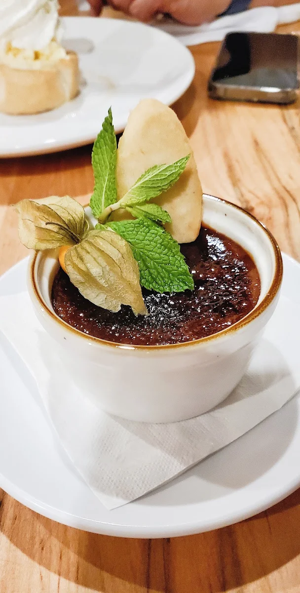 Dark Chocolate & Raspberry Crème Brolee