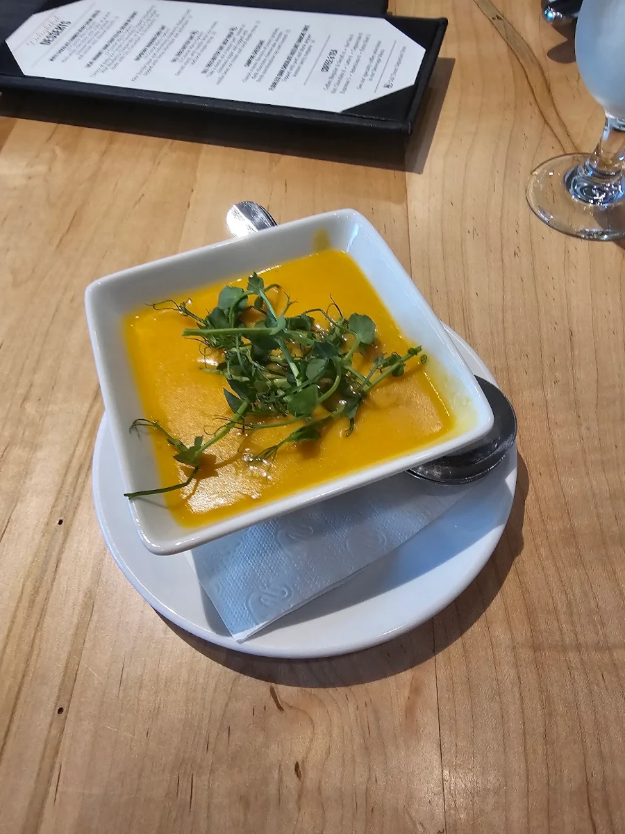 Sweet Potato Cheddar Ale Soup