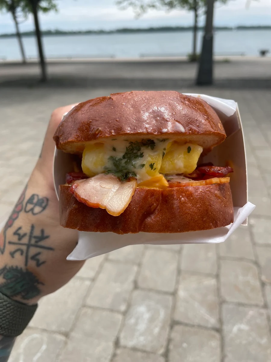 Bacon and Cheese Sandwich