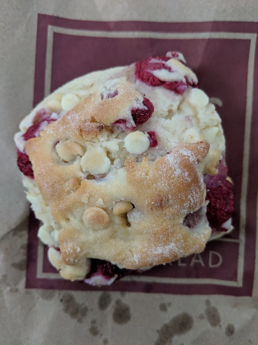 White Chocolate Raspberry Scone