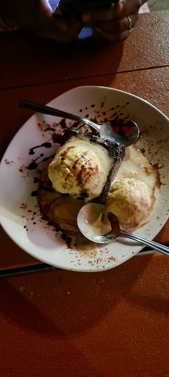 Chocolate Brownie with Ice Cream