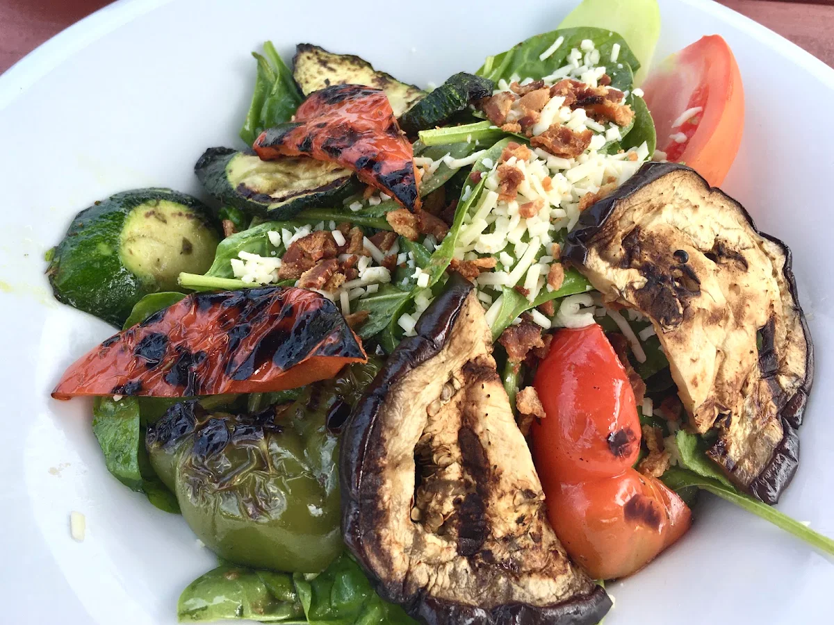 Grilled Spinach Salad