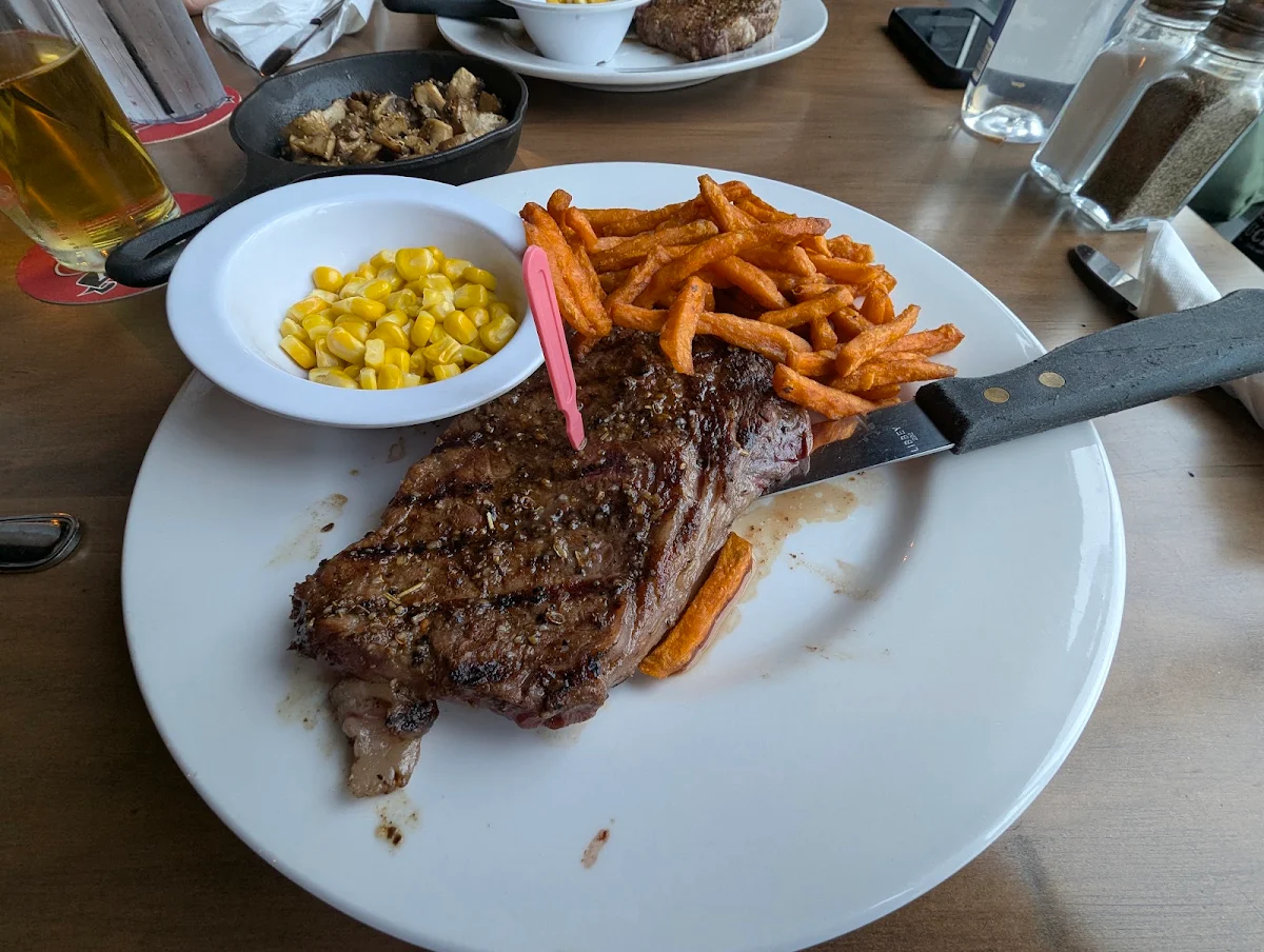 Ribeye with Sweet Potato Fries