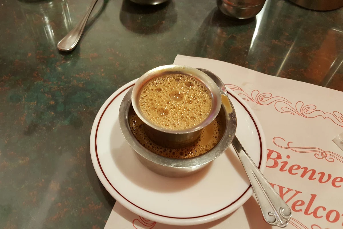 South Indian Coffee, Thanjai Restaurant