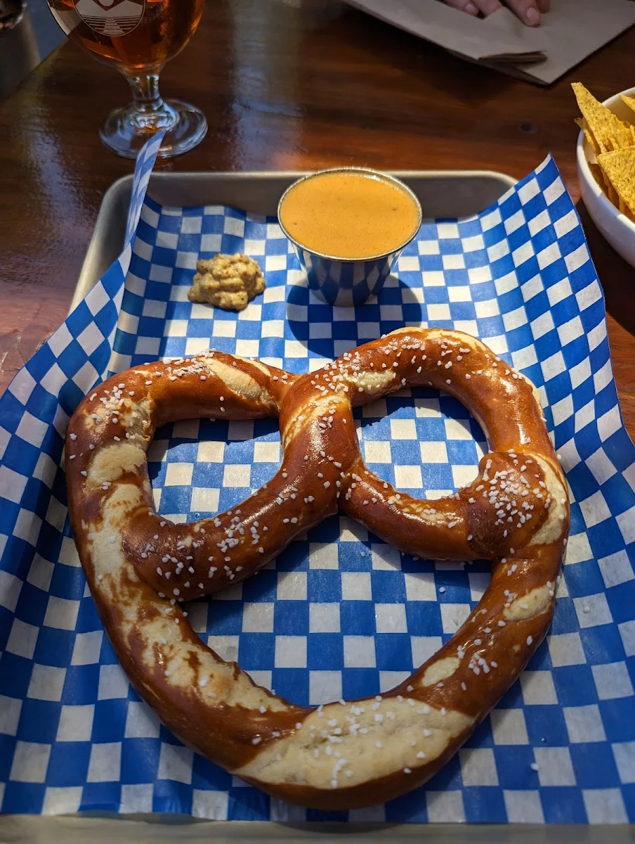 Warm Salted Pretzel & Famous