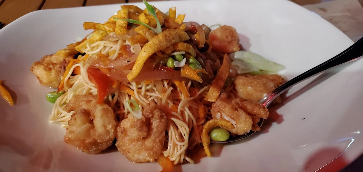 Crispy Shrimp Noodle Bowl