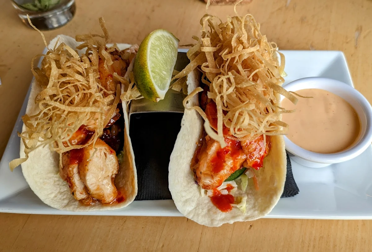 Crispy Thai Chicken Tacos