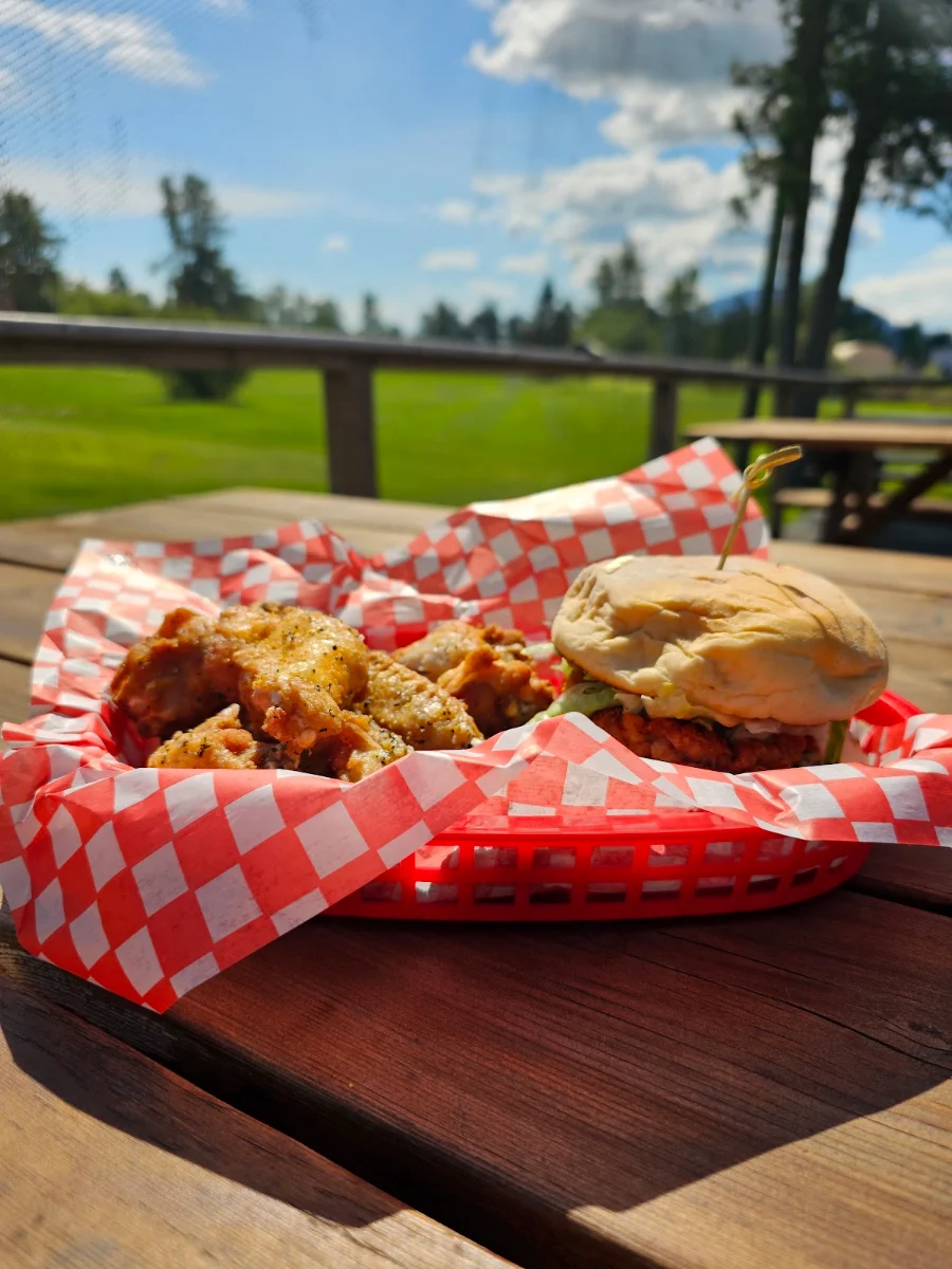Nashville Chicken Sandwich with Wings