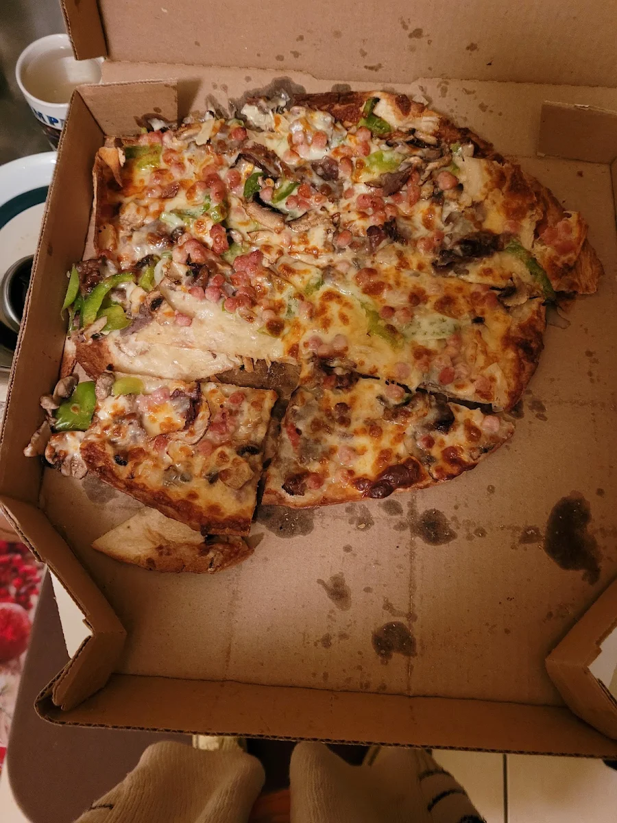 Philly Steak on Thin Crust
