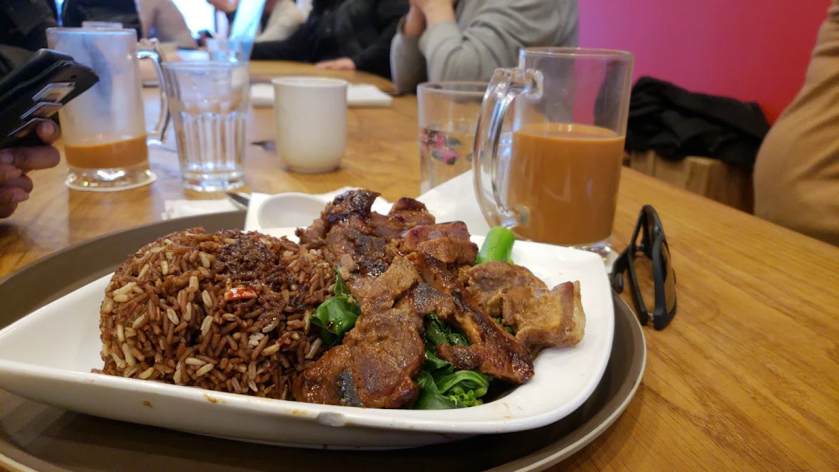 BBQ Pork Vegetables and Multi Grain Rice