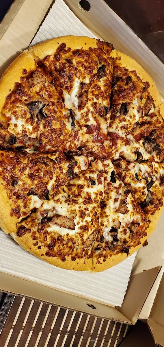 Steak and Cheese Pizza