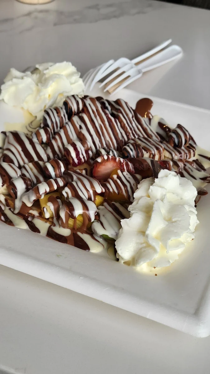 Triple Chocolate Crepe