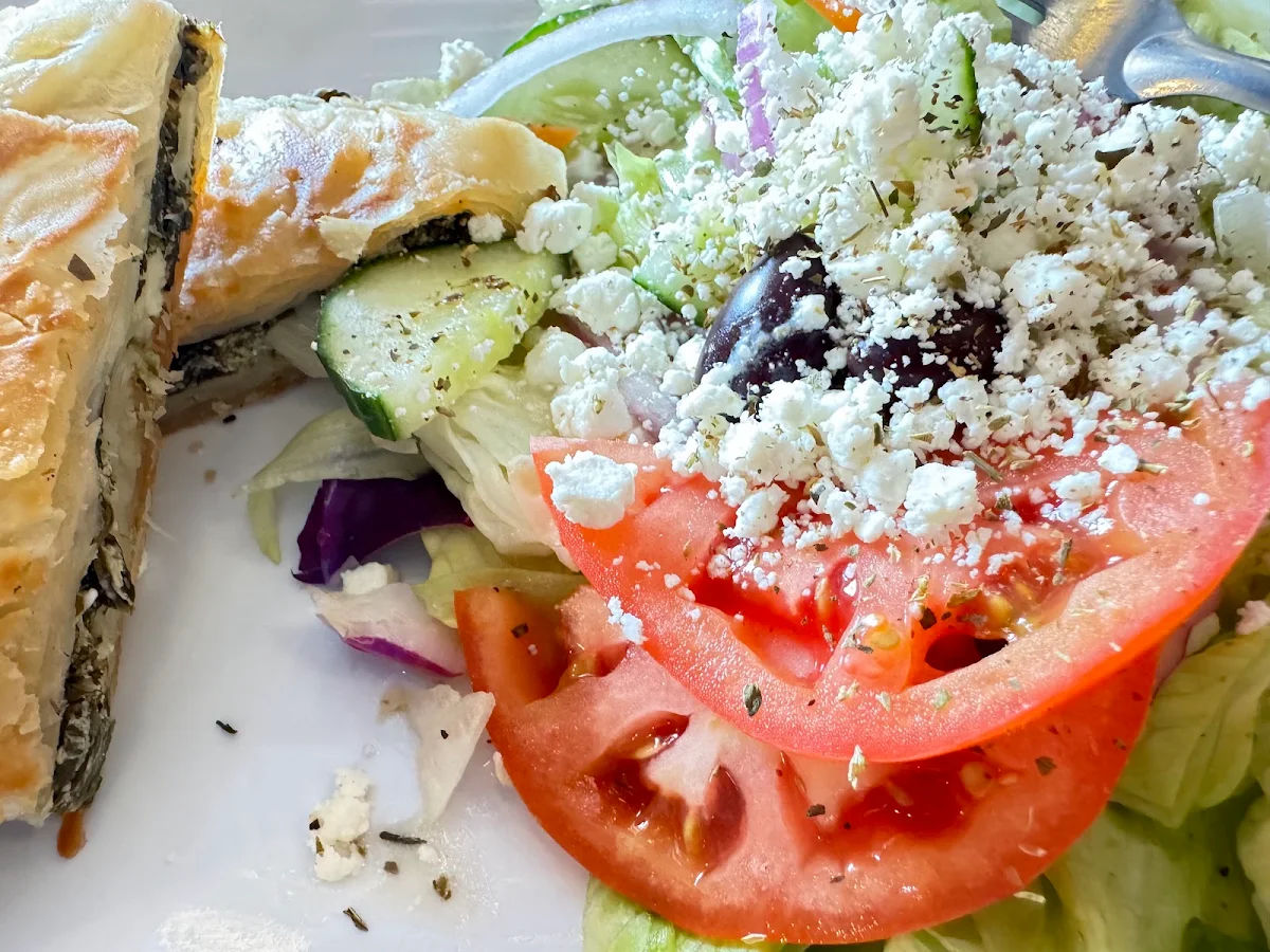 Spanakopita Greek Salad