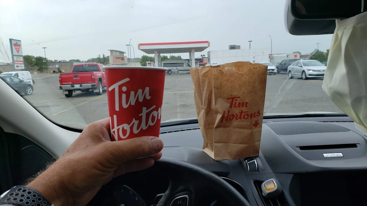 Breakfast Sandwich and Coffee