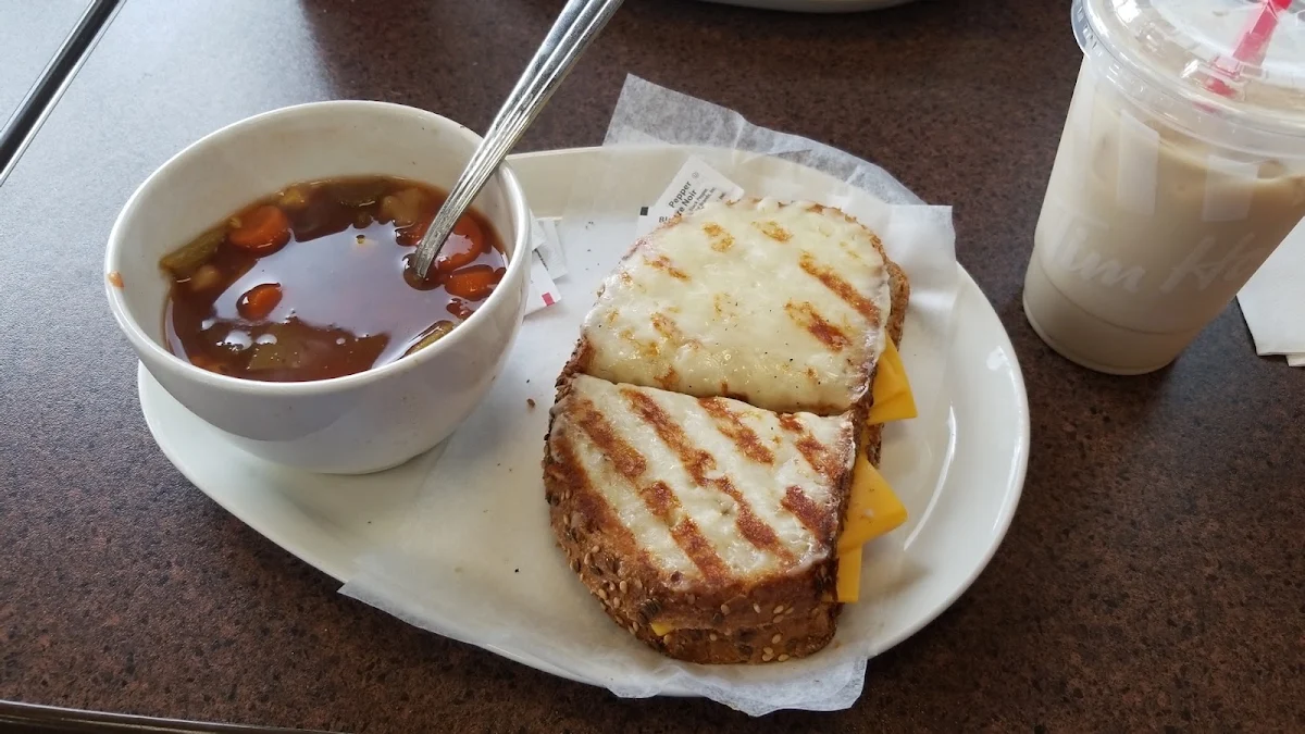 Grilled Cheese and Harvest Vegetable Soup