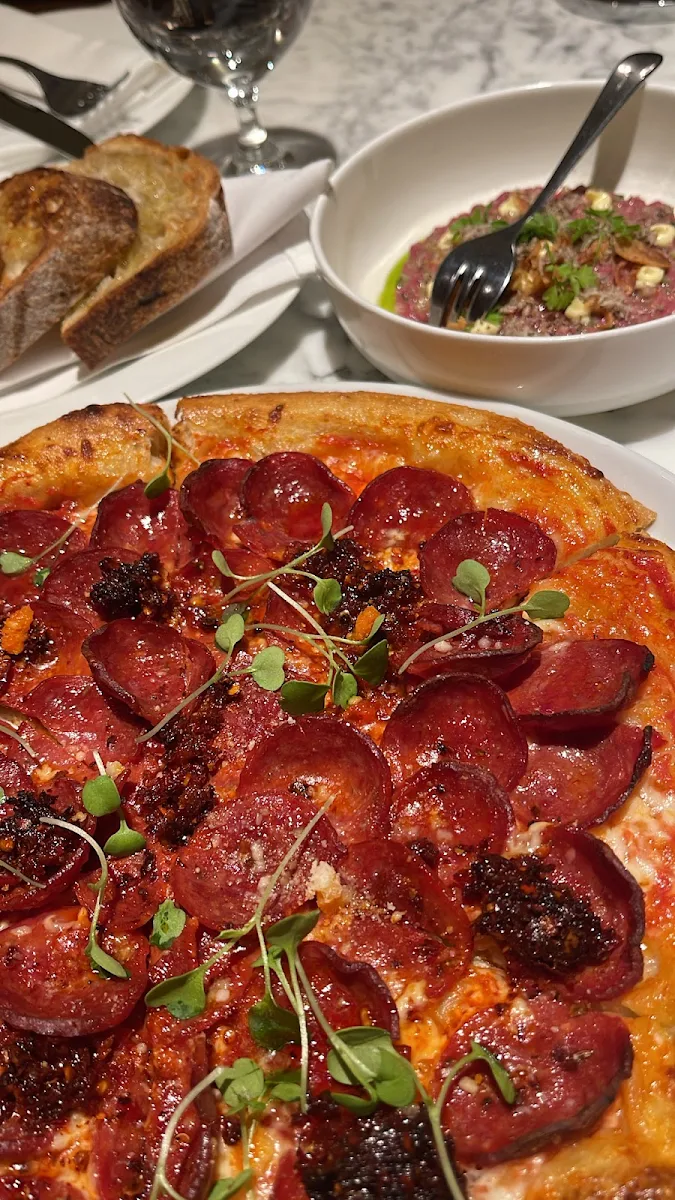 Pepperoni Pizza with Nduja