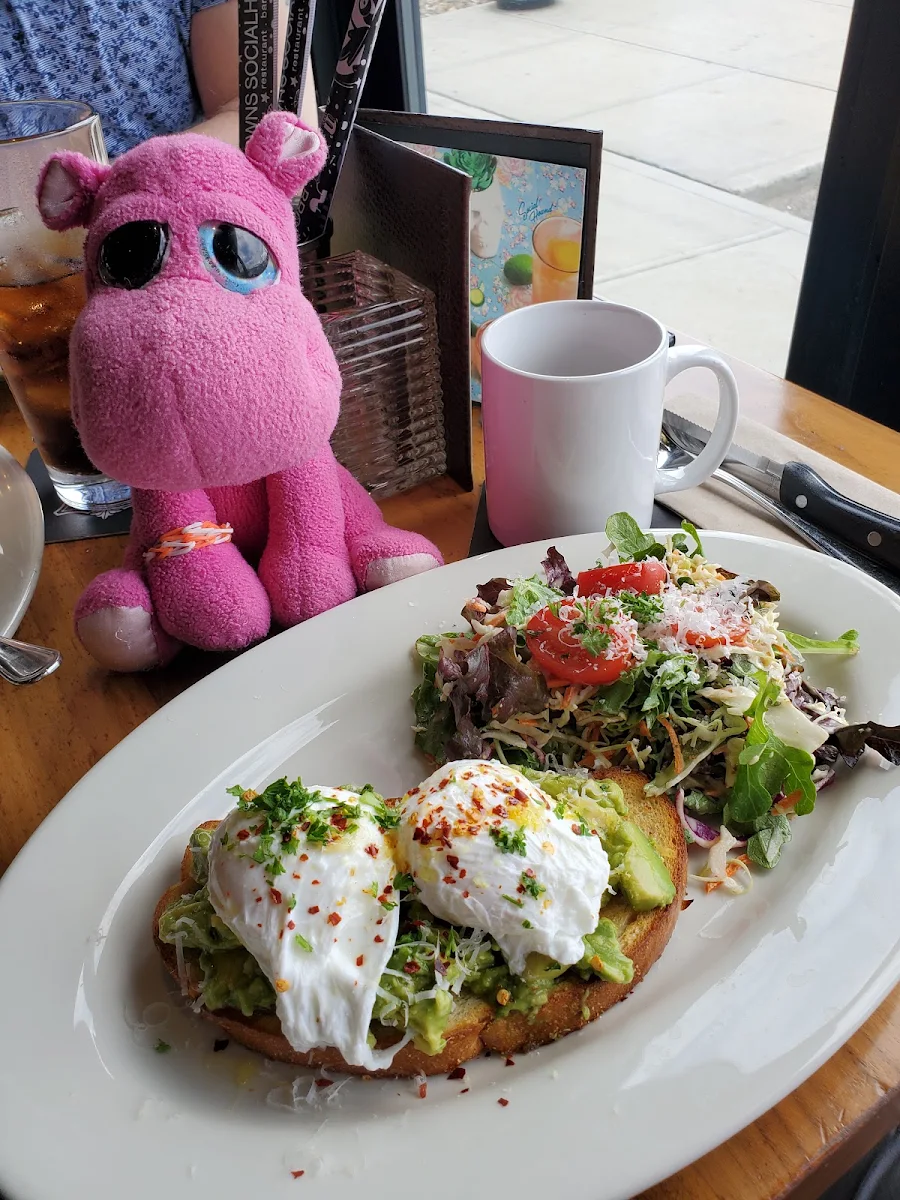 Avocado Toast with Poached Eggs