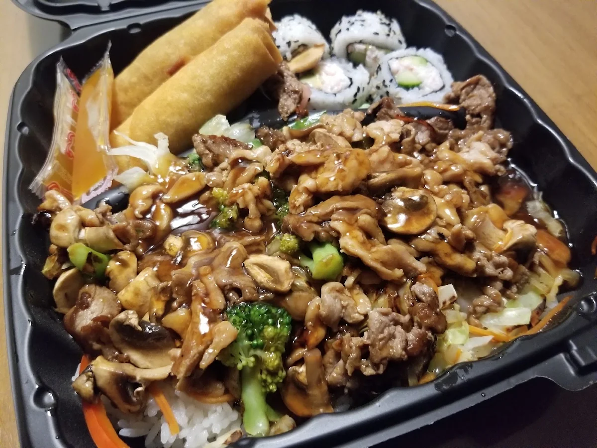 Chicken and Beef Bento Box
