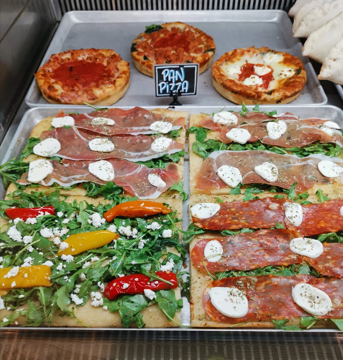 Rectangular Pizza Slices, Pizza Mia